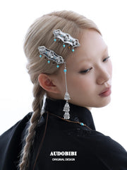 Divine Plume Neo-Chinese Style Ethnic-Style Pendant Tassel Hair Clip™