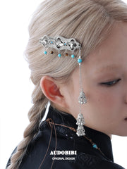 Divine Plume Neo-Chinese Style Ethnic-Style Pendant Tassel Hair Clip™