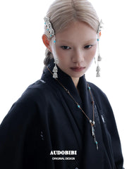 Divine Plume Neo-Chinese Style Ethnic-Style Pendant Tassel Hair Clip™