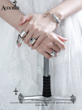 Chivalry Platinum-Plated Retro Baroque-Style Knight Armor Segmented Movable Joint Ring™