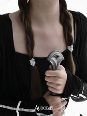 Chivalry Platinum-Plated Vintage Iris Opal Hair Clip™