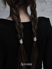 Chivalry Platinum-Plated Vintage Iris Opal Hair Clip™