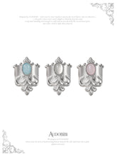 Chivalry Platinum-Plated Vintage Iris Opal Hair Clip™