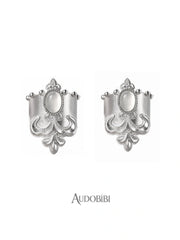 Chivalry Platinum-Plated Vintage Iris Opal Hair Clip™