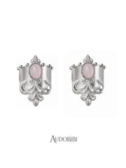 Chivalry Platinum-Plated Vintage Iris Opal Hair Clip™