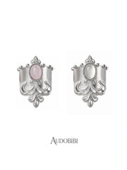 Chivalry Platinum-Plated Vintage Iris Opal Hair Clip™