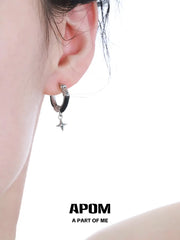 Dark Matter 18K Platinum Plating Leather Earrings™