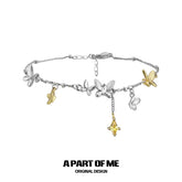 Flutter Essence S925 Sterling Silver 18K Yellow Gold Plating Butterfly Bracelets™
