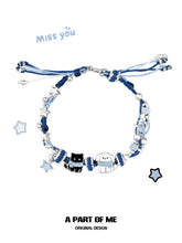 Hello Winter Platinum-Plated Kitten& Puppy Bracelet™