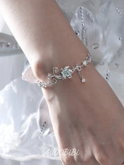 Lily Platinum Plating Dreamcore Mint Lily Vine Bracelet™