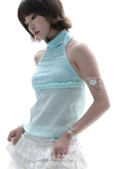 Lily Platinum Plating Dreamcore Vine Adjustable Open Arm Ring™