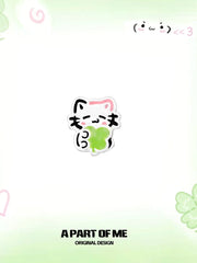 Lucky Clover 18K Platinum Plated Kitten & Puppy Stud Earrings™