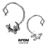 MYTH OF THE MOON 18K Platinum Plating Ear Hook Earclips Ear Clips™