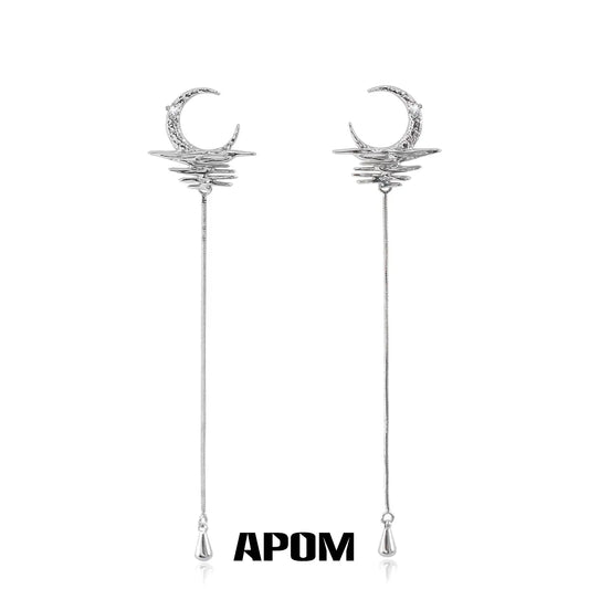 MYTH OF THE MOON 18K Platinum Plating Shells Tassel Earrings A™