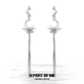 MYTH OF THE MOON 18K Platinum Plating Shells Tassel Earrings B™