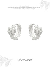 Rebellious Tenderness Platinum Plating 925Pin Luxury Vintage Lace Hoop Earrings™