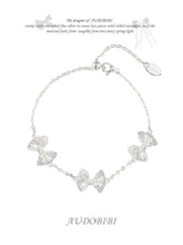 Rebellious Tenderness Platinum Plating Luxury Lace Bow Bracelet™
