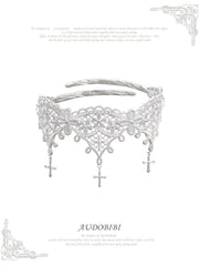 Rebellious Tenderness Platinum Plating Luxury Vintage Lace ArmRing™