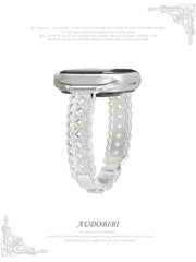 Rebellious Tenderness Platinum Plating Openwork Lace Apple Watch Band™