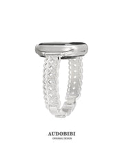 Rebellious Tenderness Platinum Plating Openwork Lace Apple Watch Band™