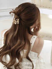 Royale Iris 18K Gold Plated Luxury Iris-Design Zircon Hair Clip™