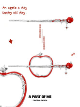 Summer Fruity 18K Platinum Plated Lucky Apple Hairpin Hair Stick™