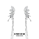 Whiterfly S925 18k Platinum Plating Ear Hook Tassel Ear Clips & Earrings™