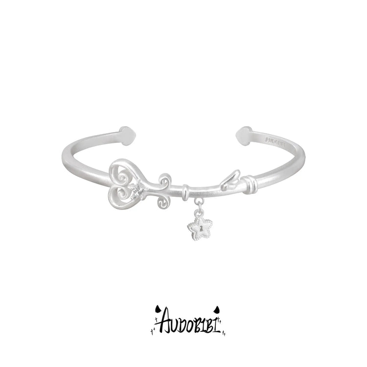 Little Devil Twin Souls Winged Key Bracelet — Angel.