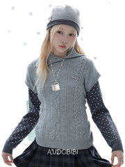 Lily Dream House Photo Locket Long Necklace, shown worn by a model.