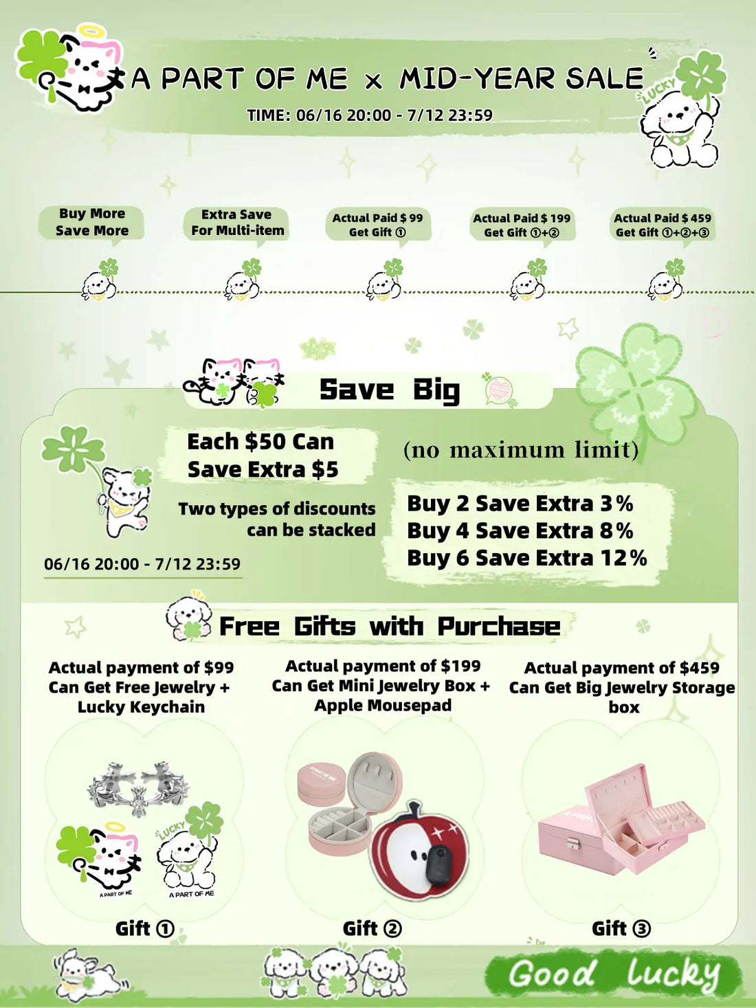 🍀 A PART OF ME Mid-Year Sale is Here – Soft Surprises Await!