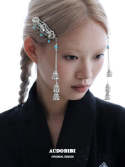 Divine Plume Neo-Chinese Style Ethnic-Style Pendant Tassel Hair Clip™