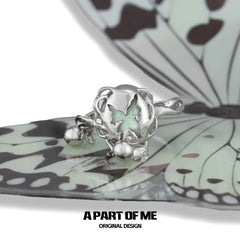 Beyond the Cocoon S925 Sterling Silver Moon Stone Resizeable Rings™