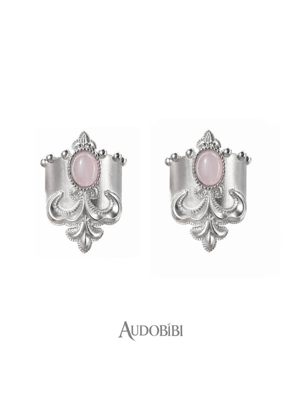 Chivalry Platinum-Plated Vintage Iris Opal Hair Clip™