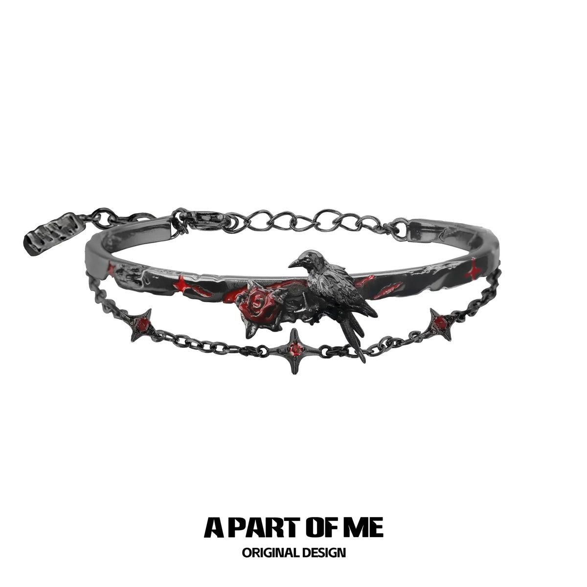 Dark Crows 18K Platinum Plating Chain Bangle Bracelet™