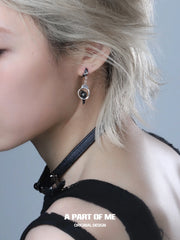 Dark Crows S925 18K Platinum Plating Pendant Earrings™