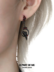 Dark Crows S925 18K Platinum Plating Pendant Earrings™