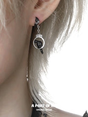 Dark Crows S925 18K Platinum Plating Pendant Earrings™
