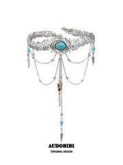 Divine Plume Neo-Chinese Style Feather Tassel Ethnic-Style Arm Ring Arm Accessories™