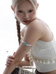 Divine Plume Neo-Chinese Style Feather Tassel Ethnic-Style Arm Ring Arm Accessories™
