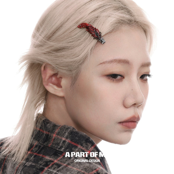 ディバインプルーム 18Kプラチナメッキヘアクリップ™
