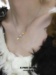 Flutter Essence S925 Sterling Silver 18K Yellow Gold Plating Chokers Necklaces™