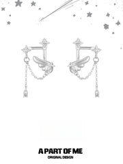 Immaculate Dream 925 Sterling Silver Original Fairy Stud Drop Earrings™