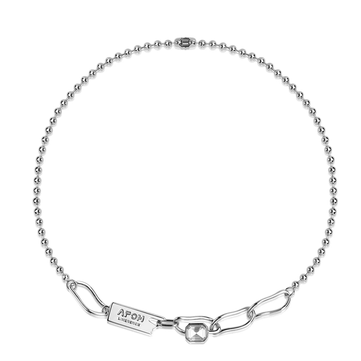 LIMERENCE 18K 플래티넘 도금 보석 체인 초커 목걸이™