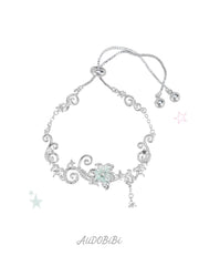 Lily Platinum Plating Dreamcore Mint Lily Vine Bracelet™