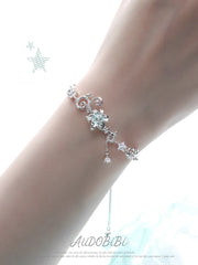 Lily Platinum Plating Dreamcore Mint Lily Vine Bracelet™