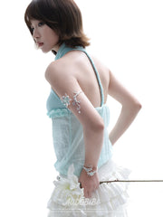 Lily Platinum Plating Dreamcore Vine Adjustable Open Arm Ring™
