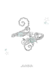 Lily Platinum Plating Dreamcore Vine Adjustable Open Cuff Bangle Bracelet™