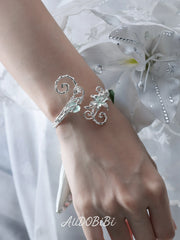 Lily Platinum Plating Dreamcore Vine Adjustable Open Cuff Bangle Bracelet™