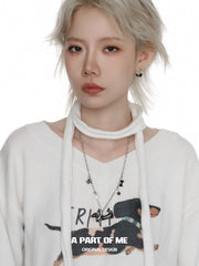 ต่างหูสุนัขไส้กรอกชุบแพลตตินัม 18K Lucky Puppy™