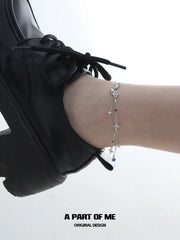 สร้อยข้อมือข้อเท้า Lunar Faust S925 Sterling Silver Moon Zircon™